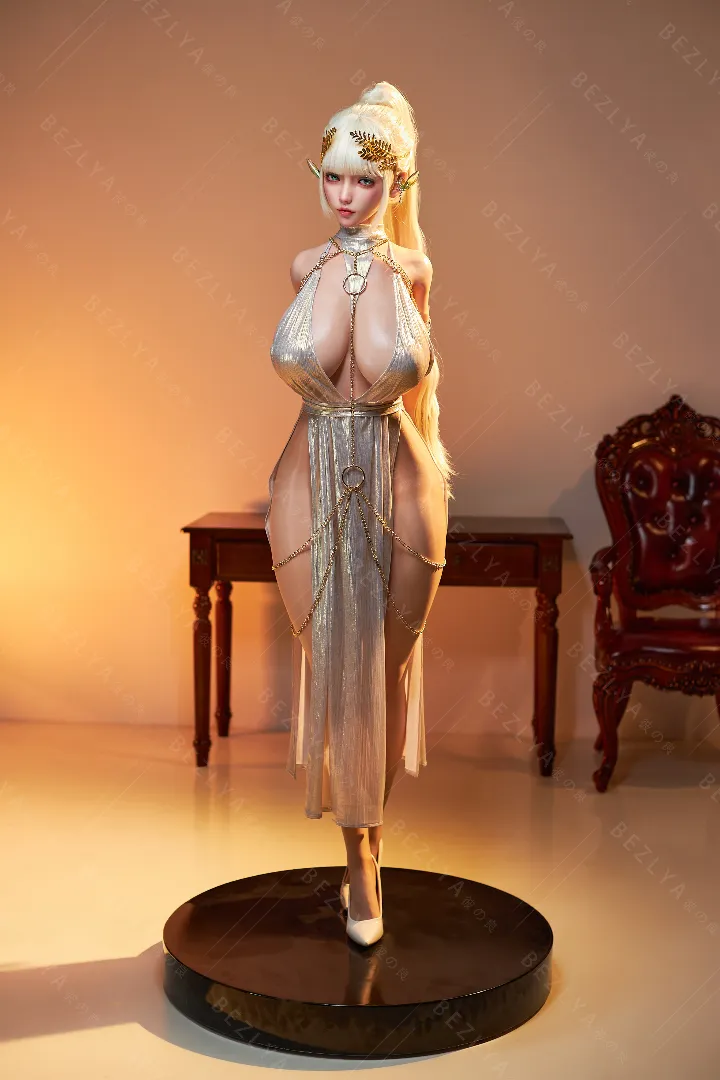 157cm (5ft2) คัพ K น้ำหนักเบา ซิลิโคน ตุ๊กตายาง หัวขยับกรามได้ Cyrtanthera